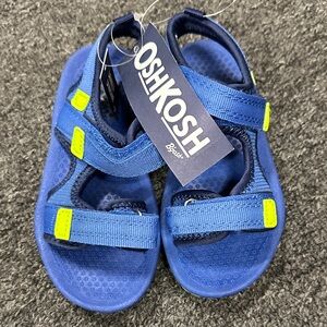 OshKosh B'gosh Kids Sandals in Blue with Neon Accents
